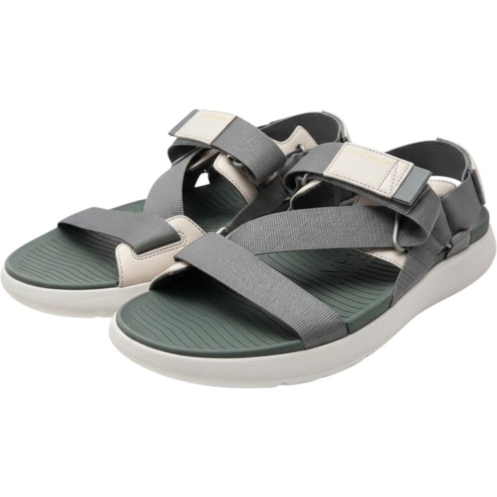 Cole Haan ZEROGRAND Men 12M Gray Strappy Sandals C31105